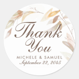 Herbstlaub im Herbst Danke, dass Sie Stickers bevo