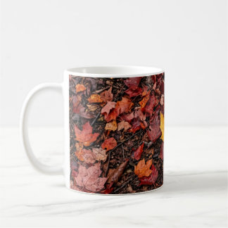 Herbstlaub kaffeetasse