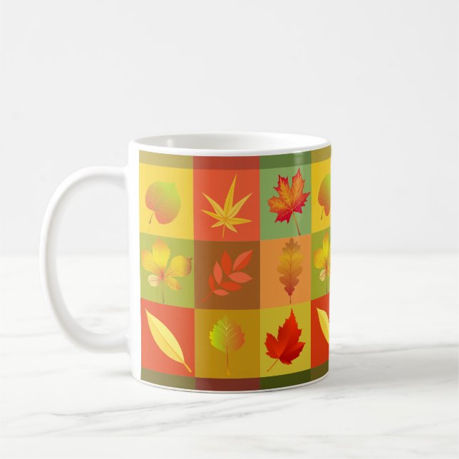 Herbstlaub Kaffeetasse (Links)
