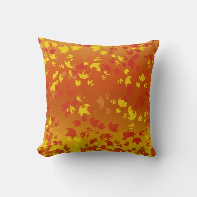 Herbstlaub Kissen (Vorderseite)