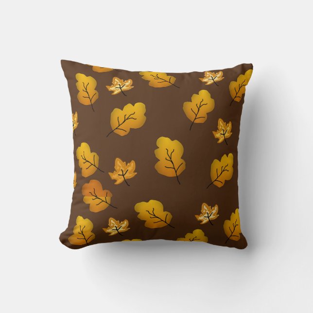 Herbstlaub Kissen (Vorderseite)