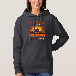 Herbstlaub Kürbisse Bitte Halloween Verhextes Zuha Hoodie