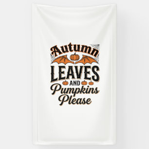Herbstlaub-Kürbisse Bitte Vintage Herbst_1 Banner