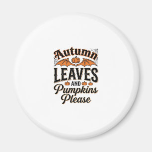 Herbstlaub-Kürbisse Bitte Vintage Herbst_1 Magnet