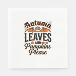 Herbstlaub-Kürbisse Bitte Vintage Herbst_1 Serviette