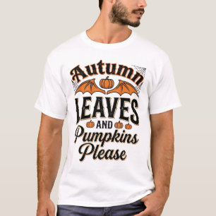 Herbstlaub-Kürbisse Bitte Vintage Herbst_1 T-Shirt