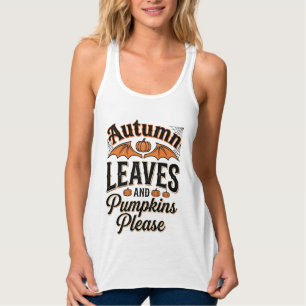 Herbstlaub-Kürbisse Bitte Vintage Herbst_1 Tank Top