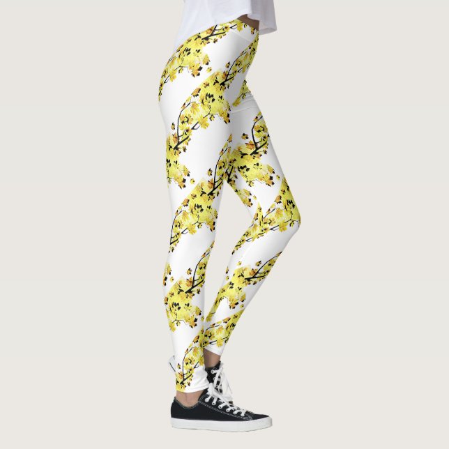 Herbstlaub Leggings (Rechts)