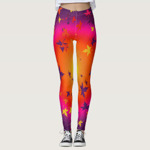 Herbstlaub-Leggings Leggings