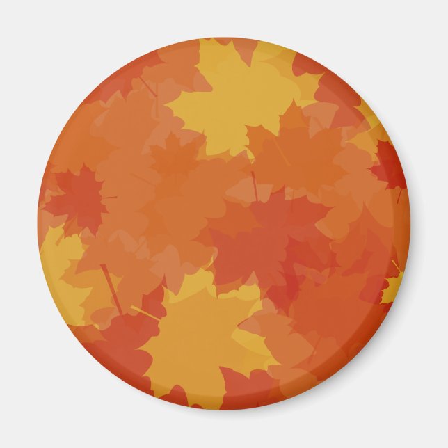 Herbstlaub Magnet (Vorne)