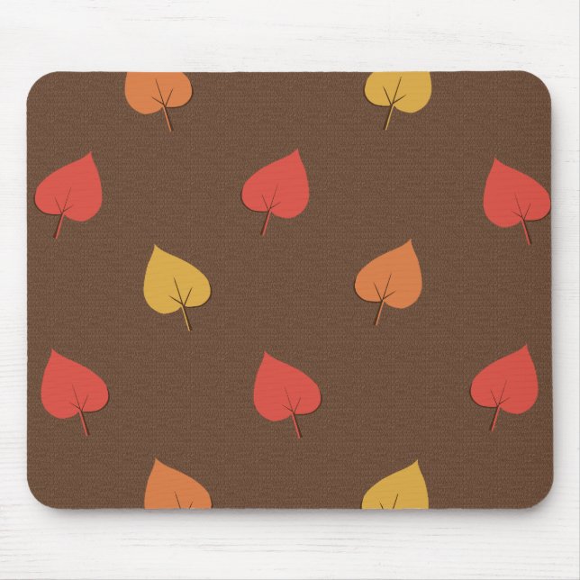Herbstlaub-Mauspad Mousepad (Vorne)