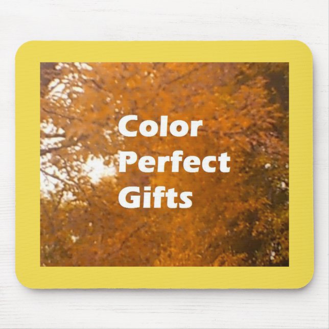 Herbstlaub Mousepad (Vorne)