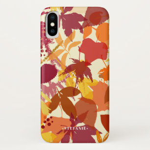 Herbstlaub-Muster personalisiert Case-Mate iPhone Hülle