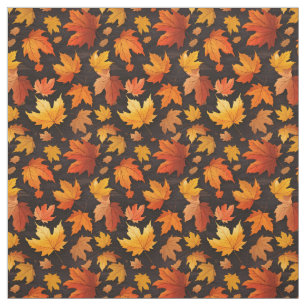 Herbstlaub Muster Stoff
