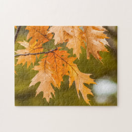Herbstlaub nah-up-Foto-Puzzle Puzzle