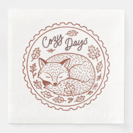 Herbstlaub Naturbuch Neapel im Herbst Serviette