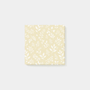 Herbstlaub Neutral - Golden Weizen Post-it Klebezettel