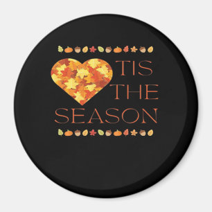 Herbstlaub Niedlich Herbst Grafik Erntedank Pumpk Magnet