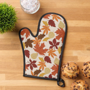 Herbstlaub Ofenhandschuh