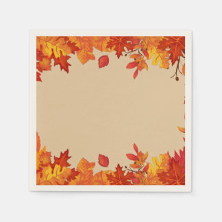 Herbstlaub Paper Napkins Set von 50+ Serviette