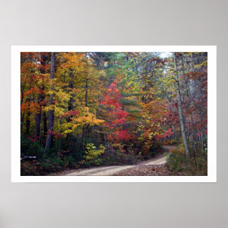 Herbstlaub Poster