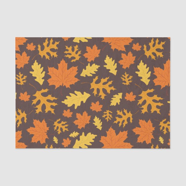 Herbstlaub Seidenpapier (Vorderseite)