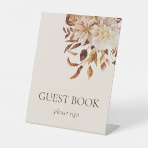 Herbstlaub Sockelschild