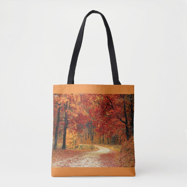 Herbstlaub Tasche (Vorderseite)