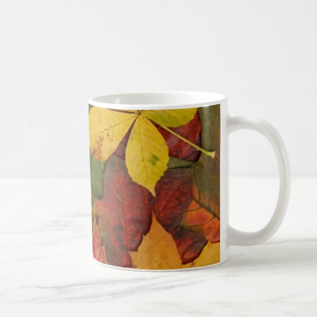 Herbstlaub Tasse (Rechts)
