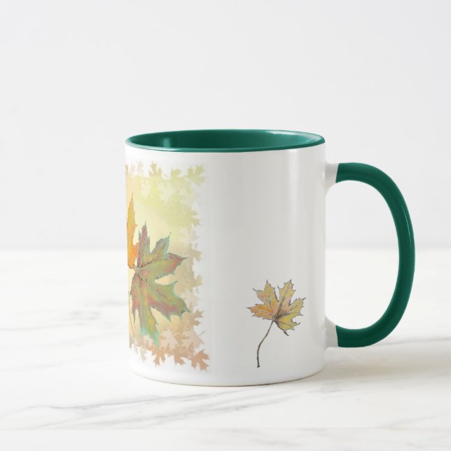 Herbstlaub-Tasse Tasse (Rechts)