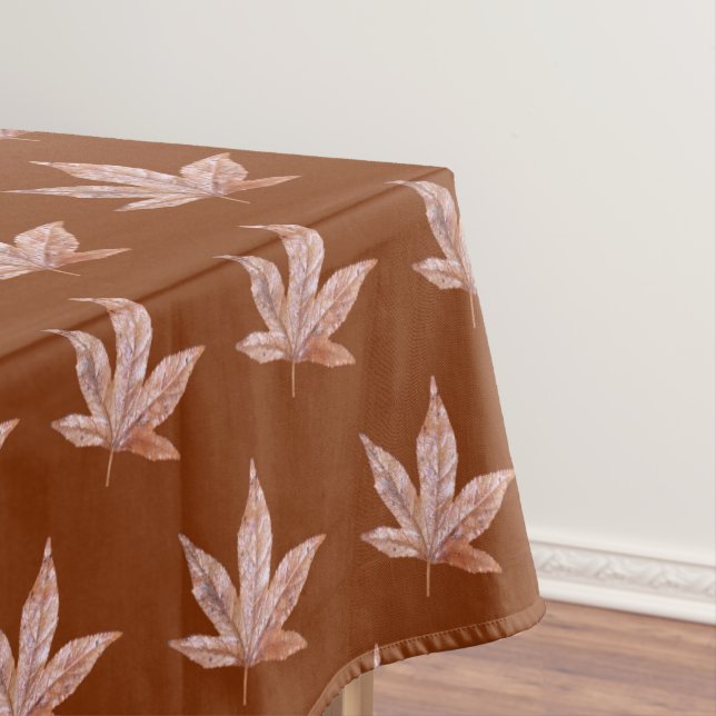 Herbstlaub-Tischdecke Tischdecke (Beispiel)
