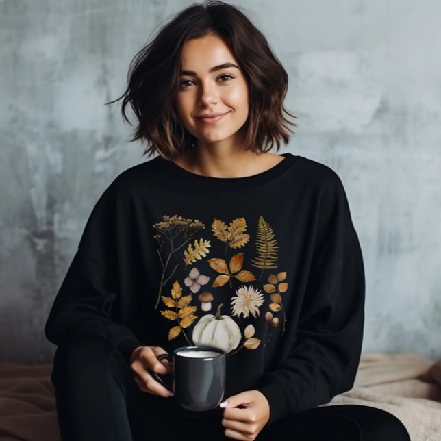 Herbstlaub und Pumpkin Sweatshirt (Von Creator hochgeladen)