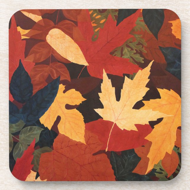 Herbstlaub-Untersetzer Untersetzer (Vorderseite)