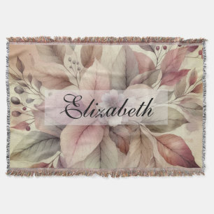 Herbstlaub Vintage Herbstfarben Decke