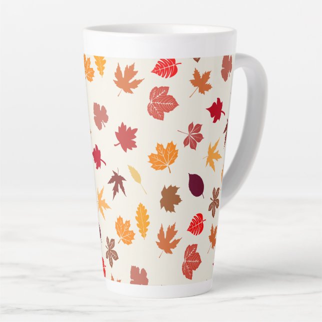 Herbstlaub von Autumn Vibes Milchtasse (Rechte Ecke)
