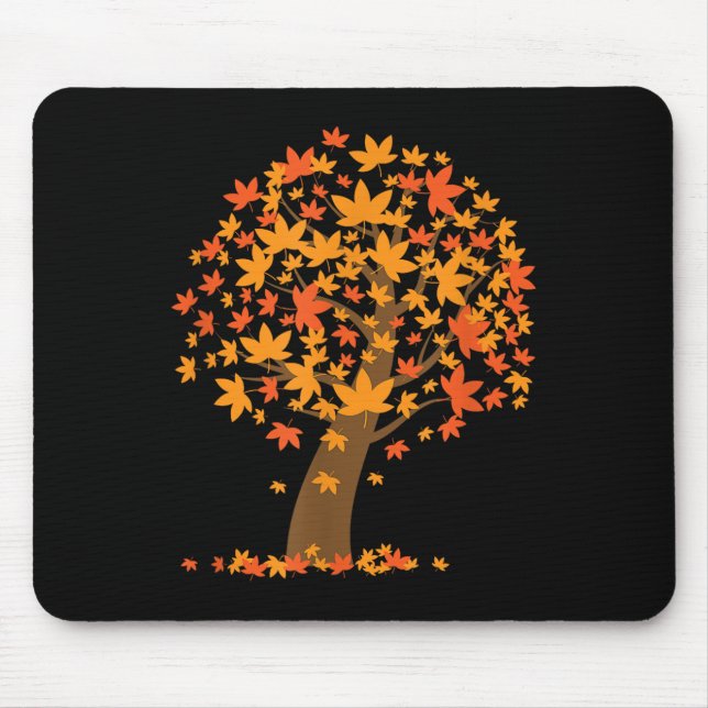 Herbstlaub & Wald Creator Au Mousepad (Vorne)