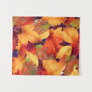 Herbstlaub Wandteppich