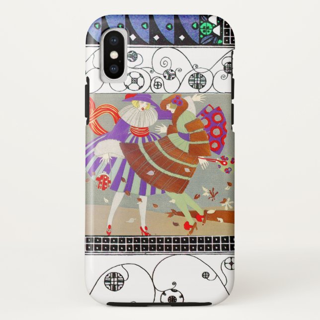 HERBSTLAUB,WIND,WIRBEL FASHION COSTUME DESIGNER Case-Mate iPhone HÜLLE (Rückseite)