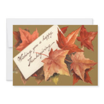 Herbstlaub wünschen Ihnen ein glückliches Dankesch