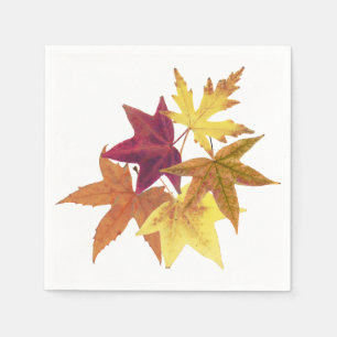Herbstlaubdruckservietten Serviette