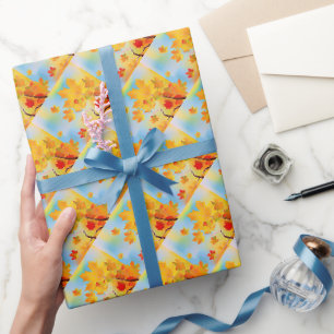 Herbstlaube Geschenkpapier