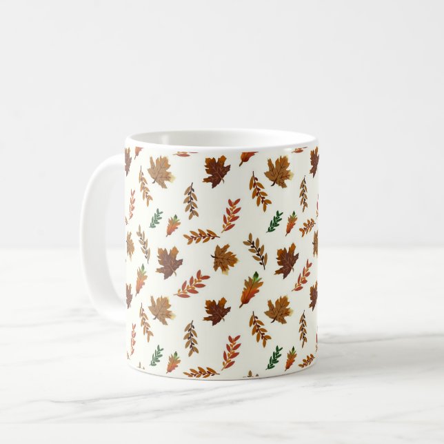 Herbstlaube, Herbstdrucke Kaffeetasse (Vorderseite Links)