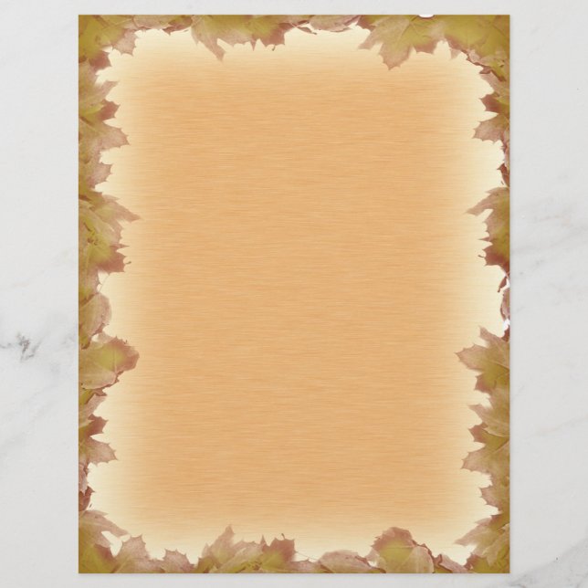 Herbstlaube Hintergrund Flyer (Vorne)