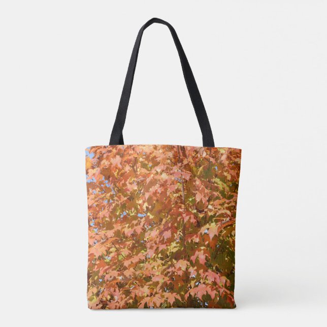 Herbstlaube in einer Baumlandschaft (Rückseite)