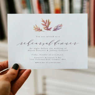 Herbstlaube Probe Einladung