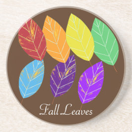 Herbstlaube Red Orange Green Getränkeuntersetzer