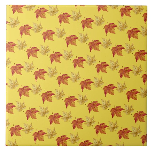 Herbstlaube Tile Fliese (Vorderseite)