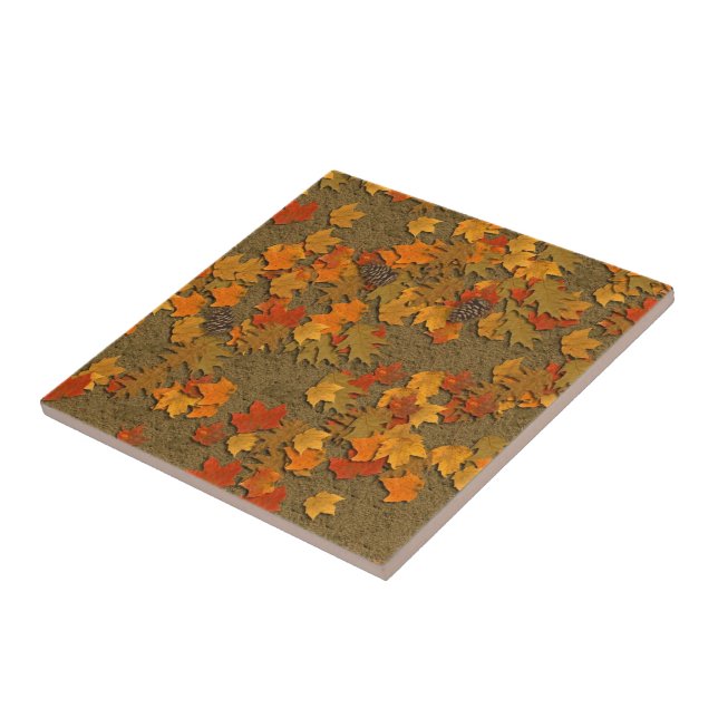 Herbstlaube Tile Fliese (Seite)