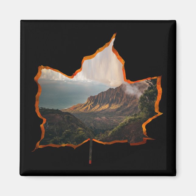 HERBSTLAUBE WALDBERG MAGNET (Vorne)
