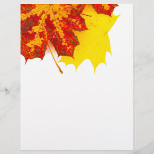 Herbstlaubmuster Flyer